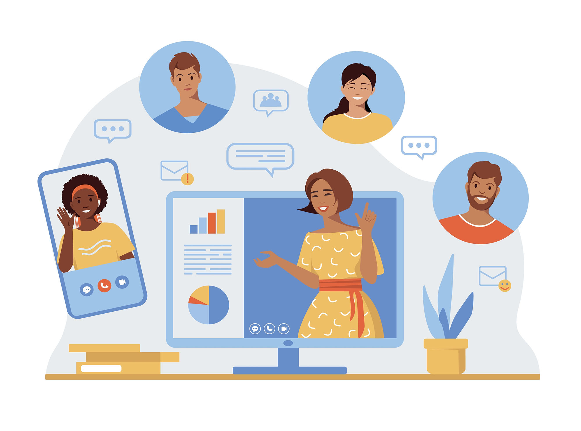 Webinar,,Online,Coomunication.,Online,Video,Conferencing,Meeting.,A,Working,Group formateur-netione-01