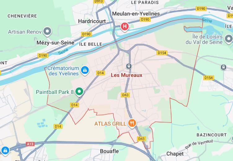 Carte Les Mureaux