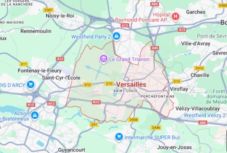 Carte Versailles