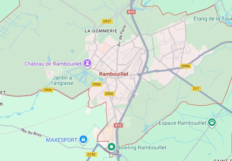 Carte de Rambouillet
