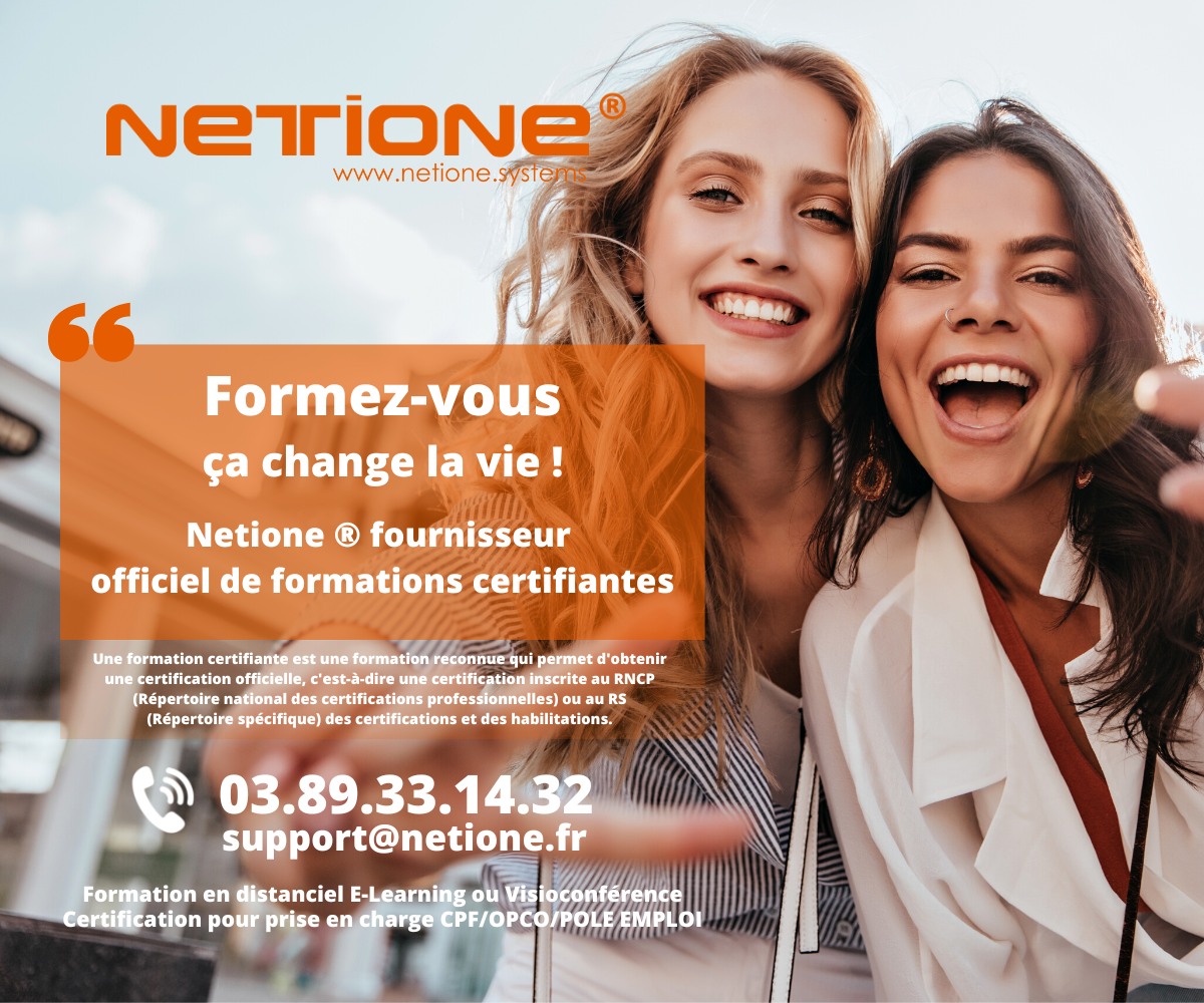 Netione fournisseur officiel de connaissances avec plus de 2000 formations disponibles - Community Management