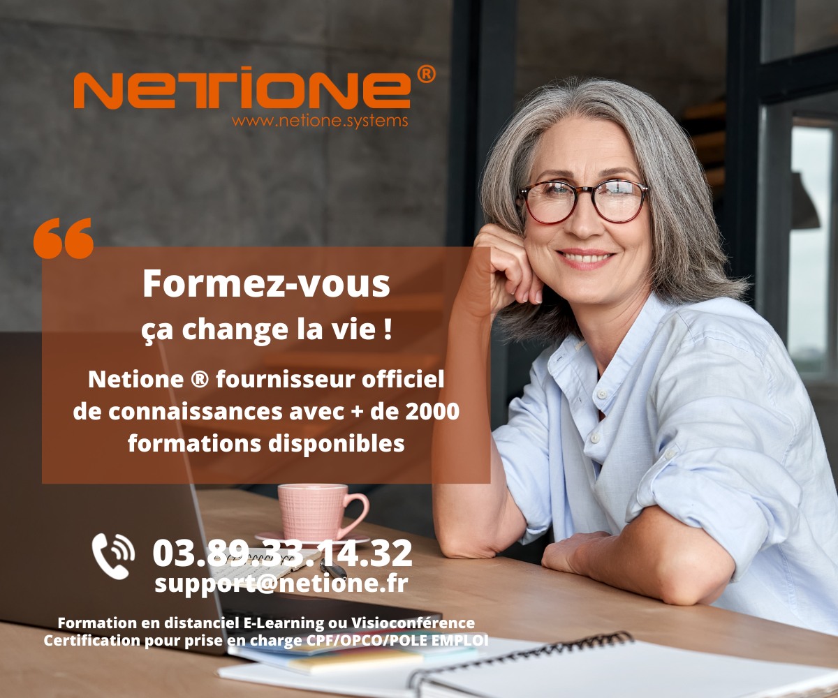 Netione fournisseur officiel de formations certifiantes - Management